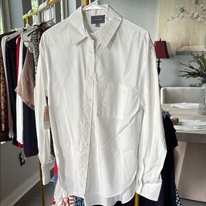Classic White Button Down Shirt